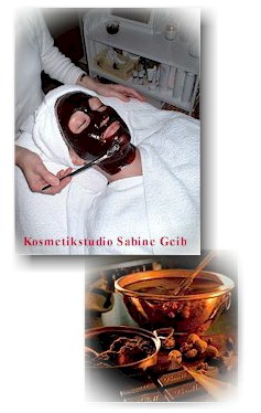 Kosmetik Gesichtsbehandlung - Schokoladenbehandlung